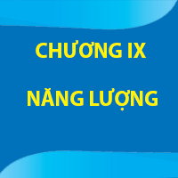 CHƯƠNG IX: NĂNG LƯỢNG 