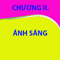 CHƯƠNG II. ÁNH SÁNG