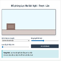 Mô phỏng lực ma sát